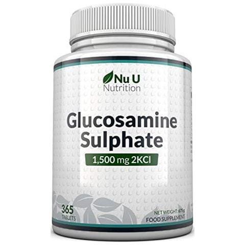 Glucosamina Solfato 1500 Mg 2kcl 365 Compresse (1 Anno Supply) Ad Alta Resistenza Glucosamina Compresse 2kcl Made In Uk Da - Foto 1