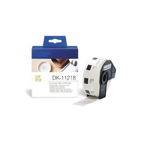 Etichette Dk11218 24mm Compatibili Bianche Rotolo Da 1000 Pz Per Brother Ql1000 1050 1060 White Dk-11218 Con Supporto - Foto 2