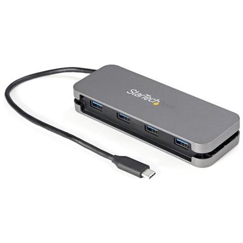 Hb30cm4ab Hub Di Interfaccia Usb 3.2 Gen 1 (3.1 Gen 1) Type-c 5000 Mbit/s Nero, Grigio - Foto 1