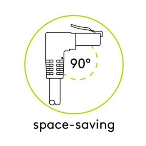 Cavo Patch 51544 Cat 6, S / ftp, Nero, 2 M - Foto 2