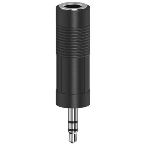 Audio-adapter, 3,5-mm-klinken-stecker - 6,3-mm-klinken-kupplung, Stereo (00205196)  - Foto 1