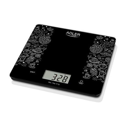 Bilancia Da Cucina Ad 3171 Peso Massimo (capacità) 10 Kg, Graduazione 1 G, Tipo Di Display Lcd, Nero - Foto 1