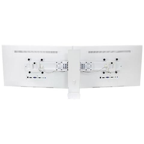 Braccio Supporto da Tavolo con Base per 2 Monitor 24" Fino a 10.9 Kg - Foto 1