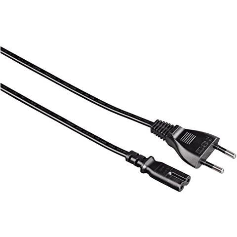 Mains Lead, European standard, 0.75 m, black 0.75m Nero cavo di alimentazione - Foto 1