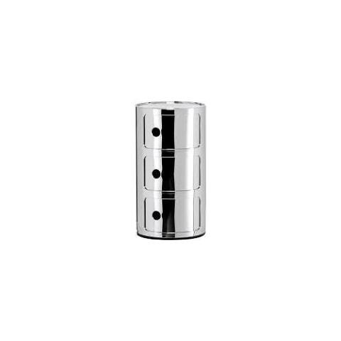 Componibile Kartell 3 Elementi Cromato - Foto 1