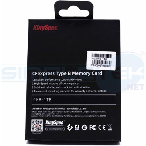 Compact Flash Express Cfexpress Tipo B 1tb 8k 1800mbps Scheda Memoria Video Xqd - Foto 2