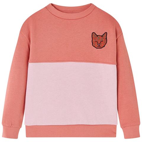 Felpa da Bambina Color Block Rosa 140 - Foto 1