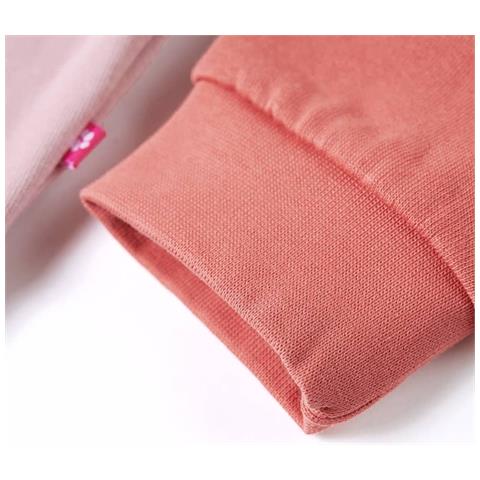 Felpa da Bambina Color Block Rosa 140 - Foto 7