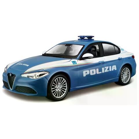 Automodello Bburago 930132.006 Polizia Kit 36 Pz Alfa Romeo Giulia 1:2 - Foto 1