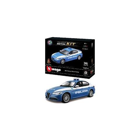 Automodello Bburago 930132.006 Polizia Kit 36 Pz Alfa Romeo Giulia 1:2 - Foto 2