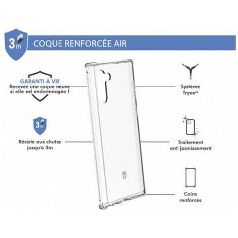 Cover Rinforzata Per Samsung Galaxy Note 10 Air, Trasparente - Foto 2