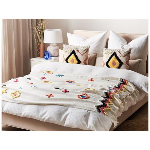 Coperta Morena Cotone 130 X 180 Cm Multicolore - Foto 1