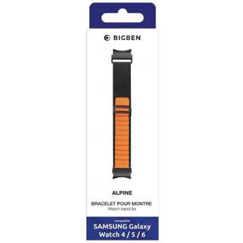 Cinturino Per Galaxy Watch 4/4 Classic / 5/5 Pro / 6/6 Classic Alpine Loop, Arancione - Foto 3