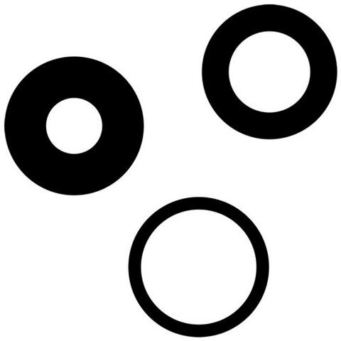 Ricambio 3 Vetri Di Protezione Fotocamere Per Apple Iphone 13 Pro - Foto 1