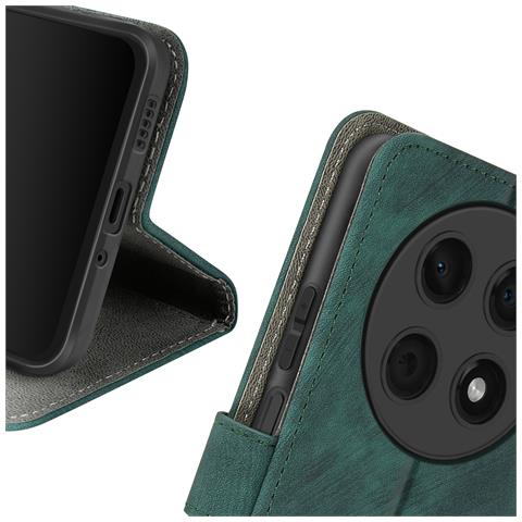 Custodia Per Huawei Nova 12i Effetto Spazzolato Portafoglio E Supporto - Foto 2