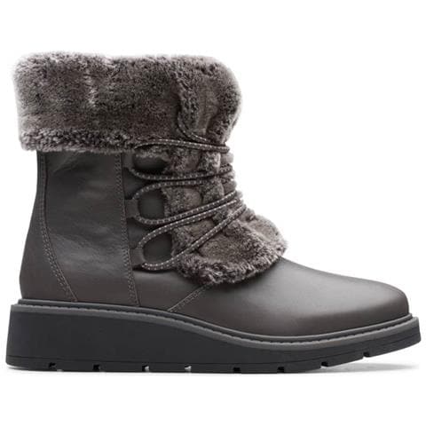 Donna Ivery Jump Stivali In Pelle Grigia Isolata 37 - Foto 1