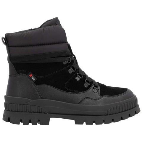 Black Casual Closed Ladies Mid Height Boots Stivaletti Pelle Scarpe Donna Nero Eu 38, W2171-00 - Foto 3
