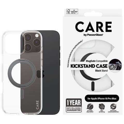 CARE by PG BLK Kick /MagS iPhone16P 6.9 custodia per cellulare Cover Trasparente - Foto 2