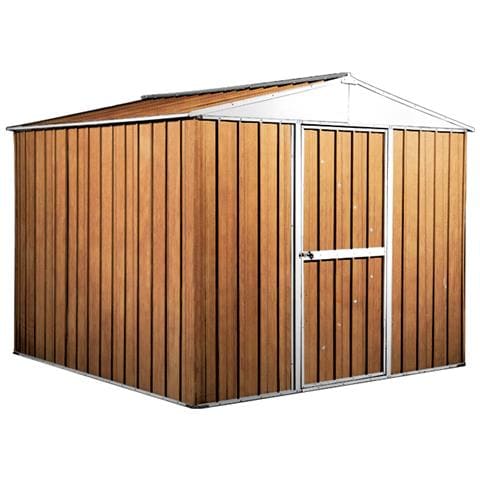 Box Lamiera Giardino Casetta Attrezzi In Acciaio Zincato 276x260cm X H2.12m - 110kg - 7,2mq - Legno - Foto 1