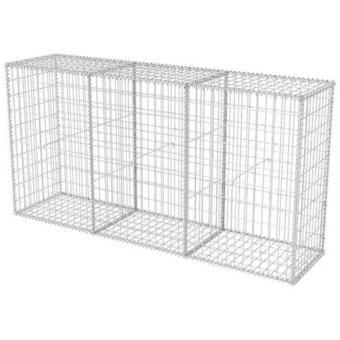 Lusso Casadino -  Gabbione In Rete In Acciaio Zincato 200x50x100 Cm - Foto 1