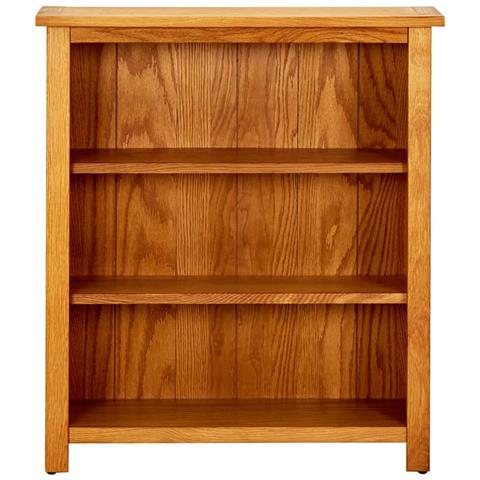 Lusso Casadino - Libreria A 3 Ripiani 70x22,5x82 Cm In Massello Di Rovere - Foto 1