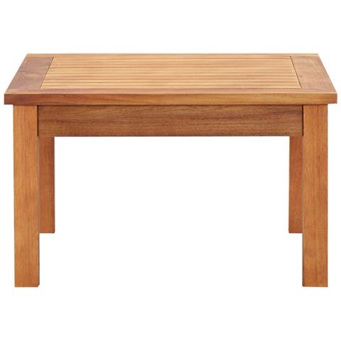 Tavolino Da Caffè Per Giardino 60x60x36 Cm Legno Di Acacia - Foto 1