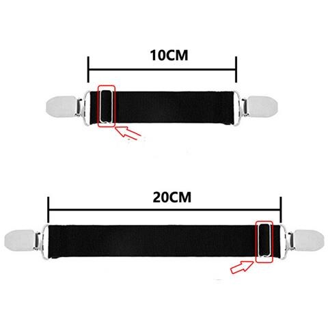 Cinghie Elastiche Antiscivolo Da 4 Pezzi Black - Foto 2
