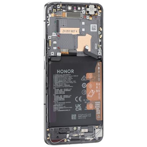 Display Completo Magic 6 Pro Con Telaio E Batteria 5600mah, Nero - Foto 4