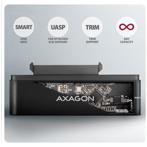 Axagon Nicht kategorisiert, USB tipo-C, SATA, Nero, PC / Notebook / Tablet, Cina, CE, RoHS - Foto 2