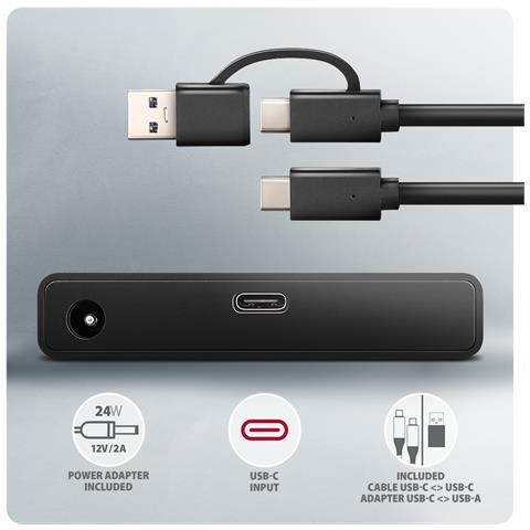 Axagon Nicht kategorisiert, USB tipo-C, SATA, Nero, PC / Notebook / Tablet, Cina, CE, RoHS - Foto 7