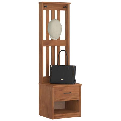 Albero da Ingresso SANDENS 45x40x159,5 cm in Legno di Pino - Foto 2