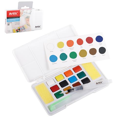 Pittura Ad Acqua Solida 12 Colori - Foto 1