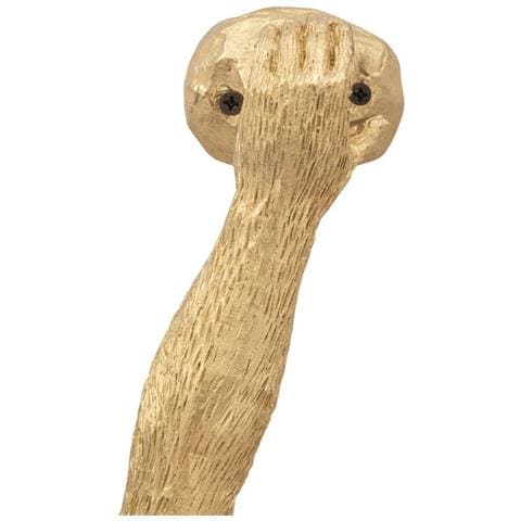 Lampada A Parete Scimmia 5 - Oro - Poliestere - 32x32x64 Cm - Foto 8