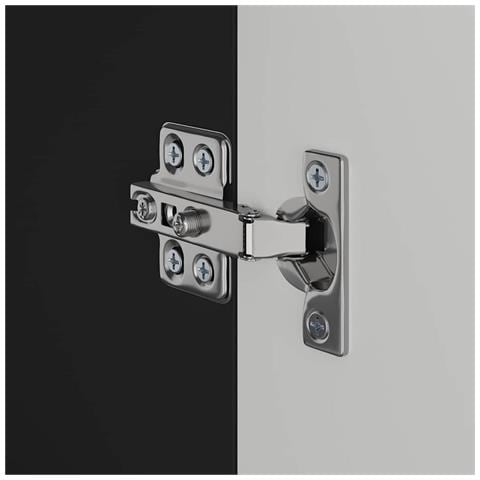 Mobile per lavabo da bagno con porta TULUM Nero 60 x 34 x 63 cm - Foto 9