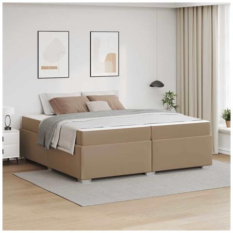 Struttura del letto Cappuccino 200 x 200 cm Pelle sintetica - Foto 2