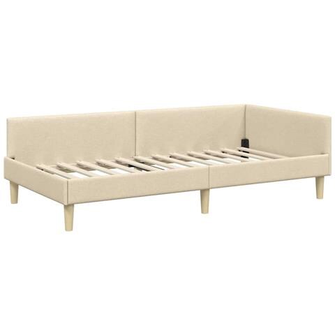 Struttura Letto Angolare Altro con testiera Crema 90 x 200 cm - Foto 1