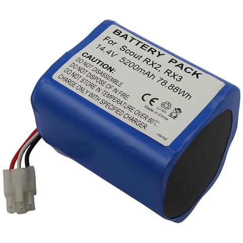 Batteria Per Aspirapolvere Robot Miele Scout Rx2 / Rx3 Li-ion 14,4 V 5200 Mah - Foto 1