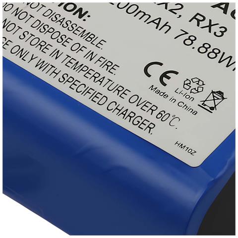 Batteria Per Aspirapolvere Robot Miele Scout Rx2 / Rx3 Li-ion 14,4 V 5200 Mah - Foto 2