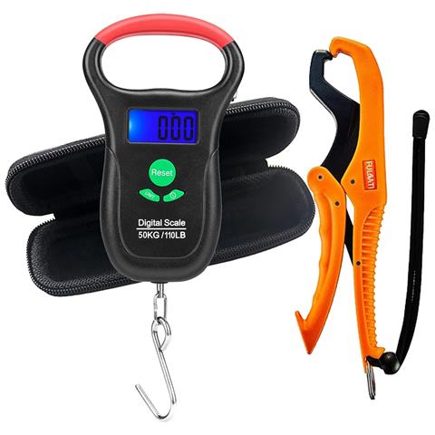 Bilancia Digitale Per Bagagli Con Termometro E Metro A Nastro - Capacità 25kg/50kg - Foto 1