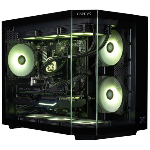 PC Highend Gaming R89-687 (Ryzen 7 7700X /RTX5070 Ti 16GB GDDR7/SSD 1TB / 32GB /WLAN /Windows 11 Home 64-bit) AMD Ryzen™ 7 DDR5-SDRAM NVIDIA GeForce RTX 5070 Ti Nero - Foto 2