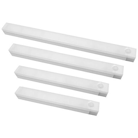 Luce Led Slim Ricaricabile Con Sensore Di Movimento - Luce Calda, Montaggio Magnetico 300 Millimetri - Foto 2