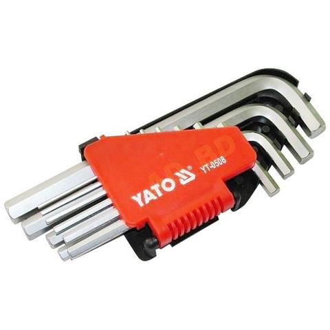 Set Chiavi A Brugola 10 Pezzi Con Supporto H2-h12 - Foto 1