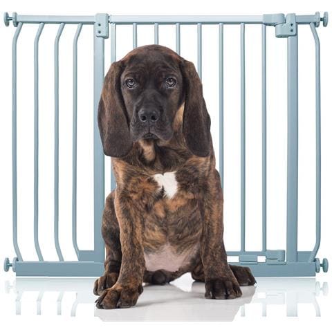 Bettacare Cancelletto Per Cani Elite Con Montaggio A Pressione, 89cm - 98cm, Grigio Opaco - Foto 1