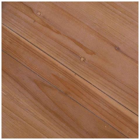 Tavolino Ausiliario In Legno Bianco Invecchiato E Naturale 123x63x50h Cm - Foto 4