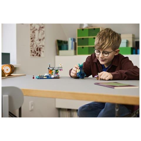 Minecraft 21274 L’Incontro con il Sorvegliante, Giocattolo con Minifigure, Mob e Funzione Caduta Massi, Idea Regalo 7+ - Foto 34