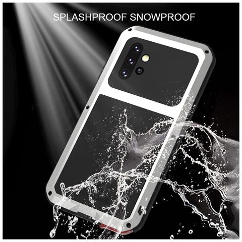 Cover per Galaxy A52 5G - Vidrio, Argento, Antiurto - Foto 2