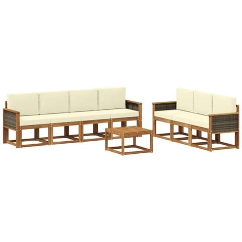 Set di divani da esterno con cuscino 7 pcs - Foto 1