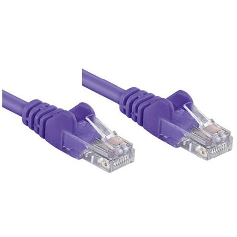 ICOC CCA5U-030-VL - Cavo di rete Patch CCA Cat. 5e Viola UTP 3 mt - Foto 2