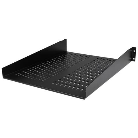 " Ripiano per montaggio a rack con fessure 22"" 2U - Ripiano per armadio server rack fisso - 22 kg" - Foto 2