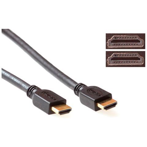Cavo A / V ACT - HDMI - for Dispositivo audio / video - 1,50 m - 1 x HDMI (Type A) Maschio Audio / video digitale - 1 x HDMI (Type A) Maschio Audio / video digitale - Nero - Foto 1
